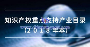 智慧財產(chǎn)權(quán)重點(diǎn)支援產(chǎn)業(yè)目錄圖片