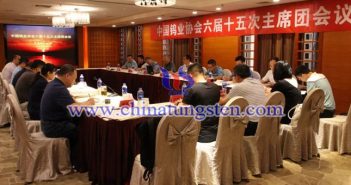 中國鎢業(yè)協(xié)會召開六屆十五次主席團(tuán)會議