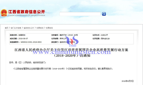 江西印發(fā)《江西省省屬國有企業(yè)高品質發(fā)展行動方案》