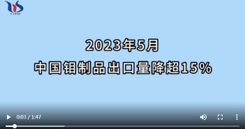 2023年5月中國鉬製品出口情況圖片