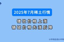7月稀土價(jià)格如何
