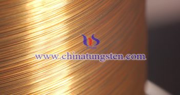 Gold Plated Tungsten Rhenium Wire gold plated tungsten rhenium wire Chinatungsten picture