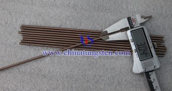 ?3x200mm Tungsten Copper Rod ?3x200mm tungsten copper rod picture