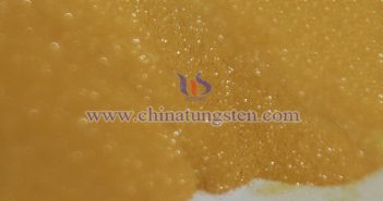 orange tungsten oxide image