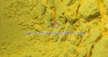 yellow tungsten oxide picture