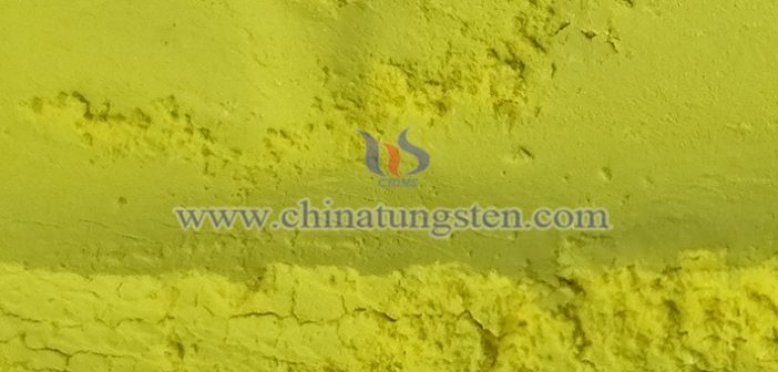 yellow tungsten oxide picture