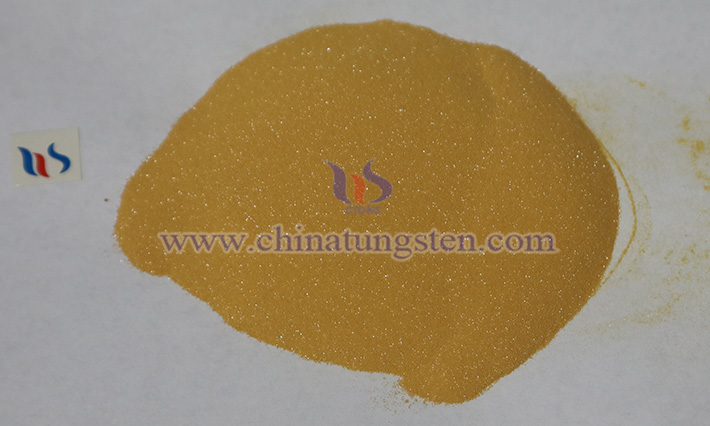 Orange tungsten oxide picture of CTIA GROUP LTD