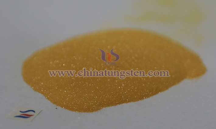 Orange tungsten oxide picture of CTIA GROUP LTD