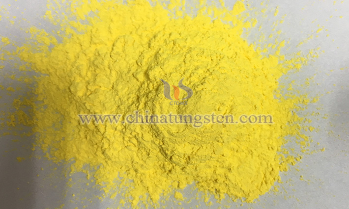 Yellow tungsten oxide picture of CTIA GROUP LTD