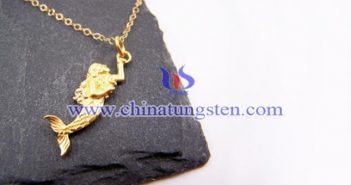 鎢合金鍍金美人魚(yú)吊墜 鎢合金鍍金美人魚(yú)吊墜圖片