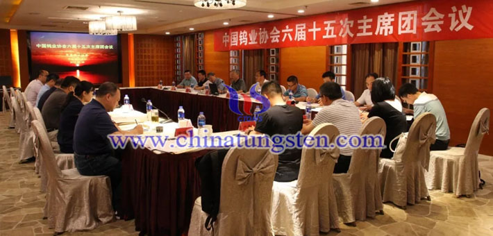 中國鎢業(yè)協(xié)會(huì)召開六屆十五次主席團(tuán)會(huì)議