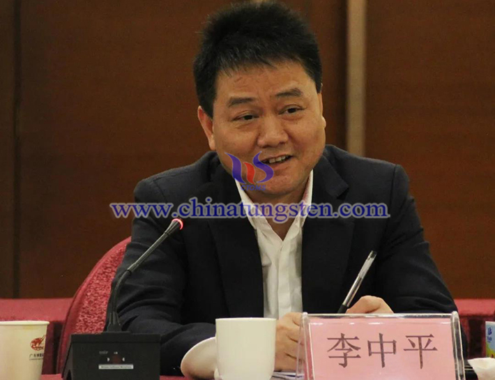 中國鎢業(yè)協(xié)會主席團主席、湖南辰州礦業(yè)有限責任公司董事長李中平