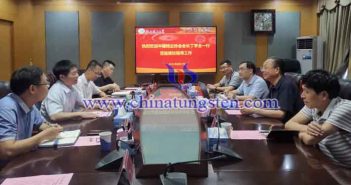 鎢協(xié)會(huì)長丁學(xué)全一行到江西調(diào)研圖片