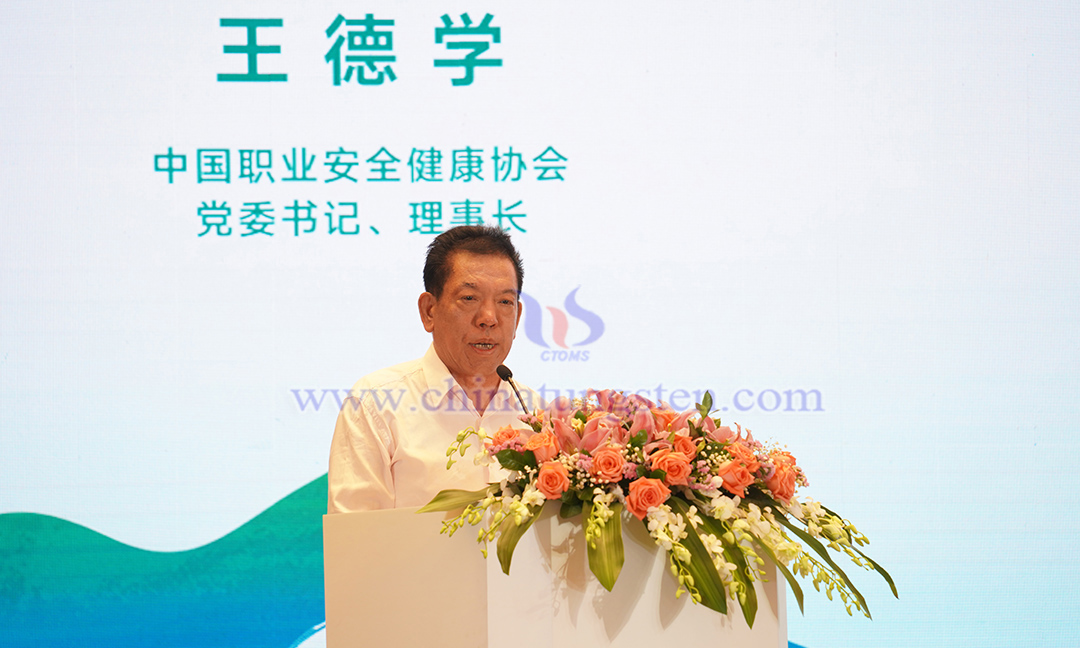 中國(guó)職業(yè)安全健康協(xié)會(huì)黨委書(shū)記、理事長(zhǎng) 王德學(xué)